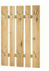 HAKU Möbel Wandgarderobe 15617 braun Holz 8 Haken 65,0 x 100,0 cm