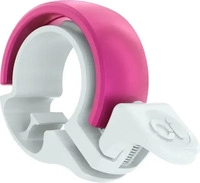 knog 12218KN, Knog Oi Classic Small Fahrradklingel, 22.2mm, white/pink