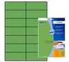 Herma 5061 Etiketten - grün, 105 x 42,3 mm, Papier, matt, 280 Stück, ablösbar