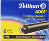Pelikan Tintenpatrone 4001 GTP/5 - brillant-schwarz, 5 Patronen
