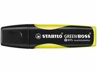 Umweltfreundlicher Textmarker - STABILO GREEN BOSS - Einzelstift - gelb