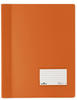 Durable Schnellhefter DURALUX - A4 überbreit, transluzente Folie, orange