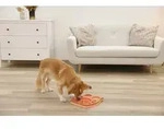 Kerbl Lernspielzeug f&uuml;r Hunde, Eule, rosa/braun, 30 x 28 cm
