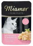 Miamor Feine Filets - Katzennassfutter Thunfischfilets mit Krabben 100g