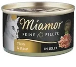 Miamor Feine Filets in Gelee - Katzennassfutter mit Thunfisch und K&auml;se 100g...