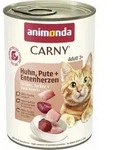 Animonda Cat Carny Adult Huhn, Truthahn und Entenherzen 400 g