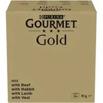 Purina Gourmet Gold Mousse mix 96x85g (Rind, Kaninchen, Lamm, Kalb)
