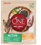 PURINA ONE Mini Active Huhn, Reis - Hundetrockenfutter - 800g