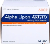 PZN-DE 06897706, Aristo Pharma Alpha Lipon Aristo 600mg 100 St Filmtabletten,