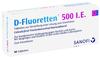 PZN-DE 01610137, Zentiva Pharma D-Fluoretten 500 I.E. Tabletten 90 St, Grundpreis: