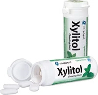 PZN-DE 04275596, Hager Pharma miradent Xylitol Chewing Gum Gr&uuml;ne Minze 30 St