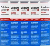 PZN-DE 02340160, Hexal Calcium-Sandoz D Osteo 600mg/400 I.E. 100 St Brausetabletten,