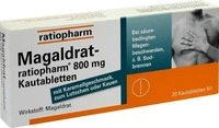PZN-DE 04869870, Magaldrat-ratiopharm 800 mg Kautabletten 20 St Tabletten,