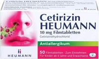 PZN-DE 02075462, HEUMANN PHARMA & . Generica Cetirizin HEUMANN 10mg 50 St