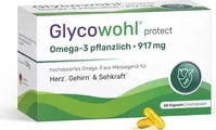 PZN-DE 19404645, Heilpflanzenwohl Glycowohl protect Omega-3 pflanzlich 917 mg 60 St