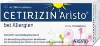 PZN-DE 09703275, Aristo Pharma CETIRIZIN Aristo bei Allergien 10 mg 50 St