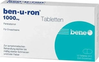 PZN-DE 16239097, Bene Arzneimittel Ben-u-ron 1000mg 10 St Tabletten, Grundpreis: