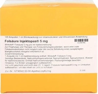 PZN-DE 11155786, Pascoe pharmazeutische Pr&auml;parate FOLS&Auml;URE INJEKTOPAS 5 mg