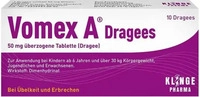 PZN-DE 11612657, Klinge Pharma Vomex A Dragees - Bei &Uuml;belkeit und Erbrechen 10 St