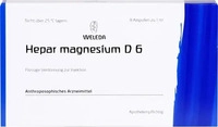 PZN-DE 02594274, WELEDA HEPAR MAGNESIUM D 6 Ampullen 8X1 ml Ampullen, Grundpreis: