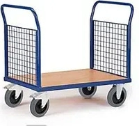 Rollcart 02-6055, Rollcart Gitter-Doppelstirnwandwagen 850x500mm mit 500kg...