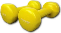 Tunturi 14TUSFU150, Tunturi Kurzhanteln Vinyl - 0.5 bis 5 kg - 1,5 kg gelb