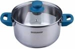 Fackelmann Kochtopf mit Deckel Essential, &Oslash;20cm, blau