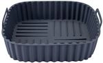 Fackelmann Silikonform f&uuml;r Hei&szlig;luftfritteuse eckig, 19x19x5cm