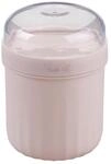 Fackelmann Pamela Reif M&uuml;sli to go Becher inkl. L&ouml;ffel, 500ml, beige