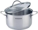 Fackelmann Kochtopf mit Deckel Lara, &Oslash;20cm, 3L, Edelstahl
