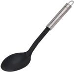 Fackelmann Servierl&ouml;ffel Ovalgriff, 31cm, schwarz