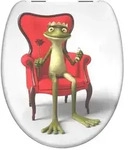 Sch&uuml;tte Duroplast WC-Sitz FROG KING, mit.. - Sch&uuml;tte WC-Sitze