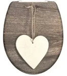 Sch&uuml;tte Duroplast WC-Sitz WOOD HEART, mit.. - Sch&uuml;tte WC-Sitze