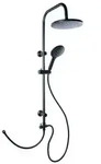 CORNAT Duschsystem NOIR schwarz matt mit.. - Duschkabinen-Armatur