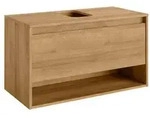 Fackelmann WTU Natura Asteiche 93 cm - Badm&ouml;bel