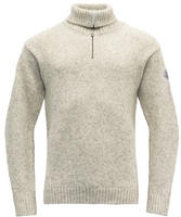 Devold Nansen Wool Zip Neck grey melange - Gr&ouml;&szlig;e S TC386410A