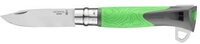 Opinel Explore, mit Zeckenentferner gr&uuml;n - Gr&ouml;&szlig;e No. 12 - 10 cm 254654