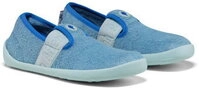 Affenzahn Barfu&szlig;schuh Hausschuh Vegan Dreamy Hai blau - Gr&ouml;&szlig;e 21 Kinder 01396