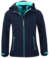 Trollkids Girls Trollfjord Jacket navy/mint - Gr&ouml;&szlig;e 164 Kinder 175