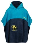 Trollkids Kids Kvalvika Surf Poncho vivid blue/mystic blue - Gr&ouml;&szlig;e 98 Kinder...