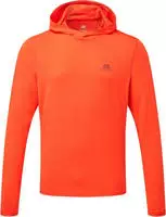 Mountain Equipment Glace Hooded Mens Top cardinal orange - Gr&ouml;&szlig;e L 006023