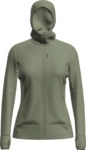 Icebreaker Womens Quantum IV LS Zip Hoodie lichen A74 - Gr&ouml;&szlig;e L 0A56XR