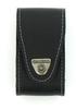 Victorinox Gürteletui, 9,1cm Heftlänge Leder - schwarz - Größe 5-8 Lagen 405213