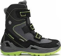 LOWA 640540, LOWA Kids Milo GTX HI schwarz/limone - Gr&ouml;&szlig;e 34 Kinder