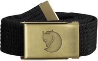 Fj&auml;llr&auml;ven Canvas Brass Belt 4 cm black - Gr&ouml;&szlig;e One size 77297
