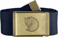 Fj&auml;llr&auml;ven Canvas Brass Belt 4 cm dark navy - Gr&ouml;&szlig;e One size 77297