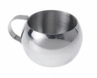 GSI Thermo Espressotasse Edelstahl silber - Gr&ouml;&szlig;e 3,9cm 63390