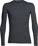 Icebreaker 103032, Icebreaker Anatomica LS Crewe jet heather - Gr&ouml;&szlig;e M