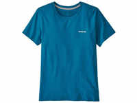 Patagonia Womens P-6 Logo Organic Crew T-Shirt steller blue STBL - Größe L...