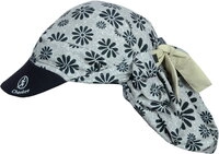 Chaskee Visor Snap Cap Happy Flowers grau-schwarz - Gr&ouml;&szlig;e One size 016HAFL